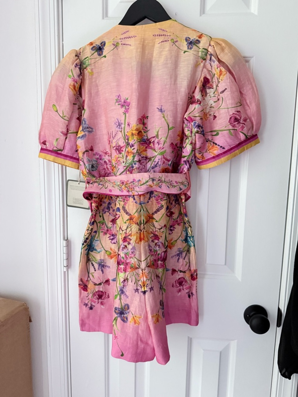 NWT La Fuori Pink Floral Short Jumpsuit - Picture 5 of 8